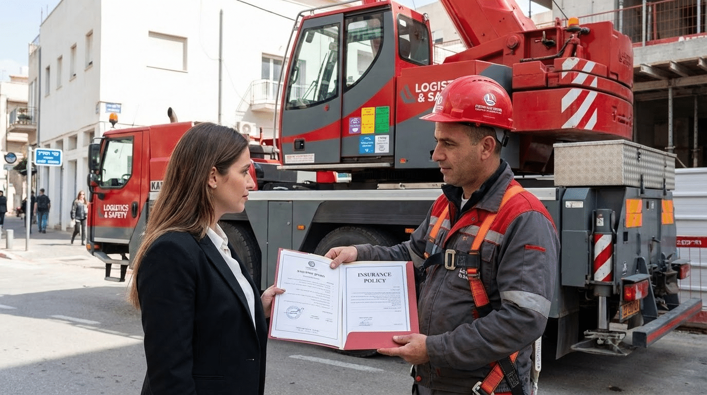 טעות נפוצה בהזמנת מנוף – חשיבות ביטוח ובדיקות בטיחות