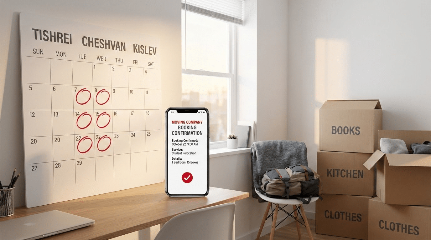 תזמון הובלה לסטודנטים בתקופות עומס