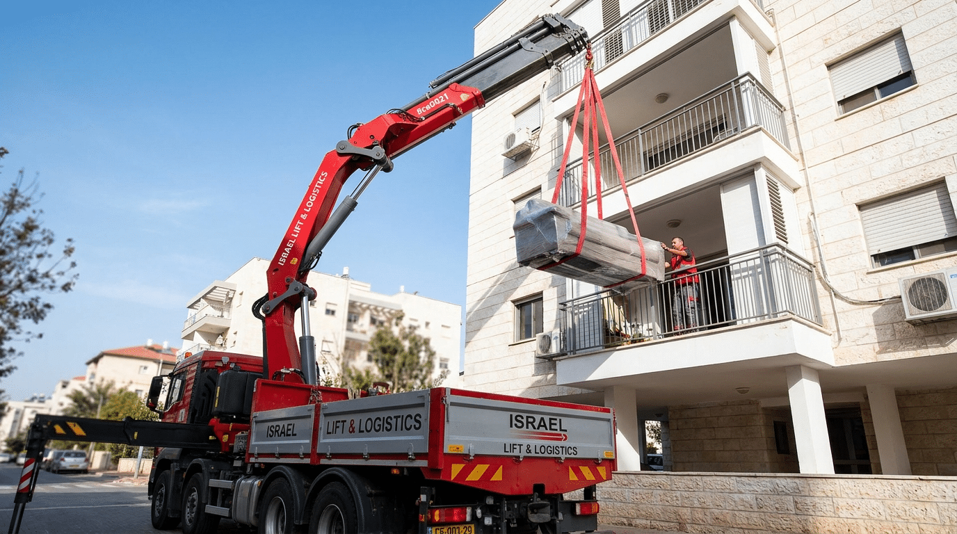 האם כדאי להזמין מנוף הובלה במקום לשאת במדרגות