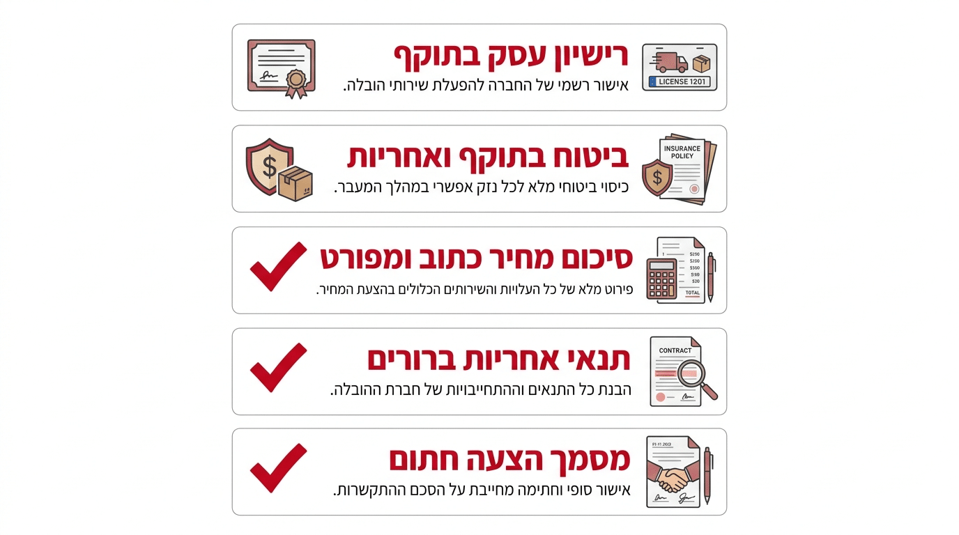 כיצד להשוות הצעות מחיר להובלת סטודנט בצורה חכמה