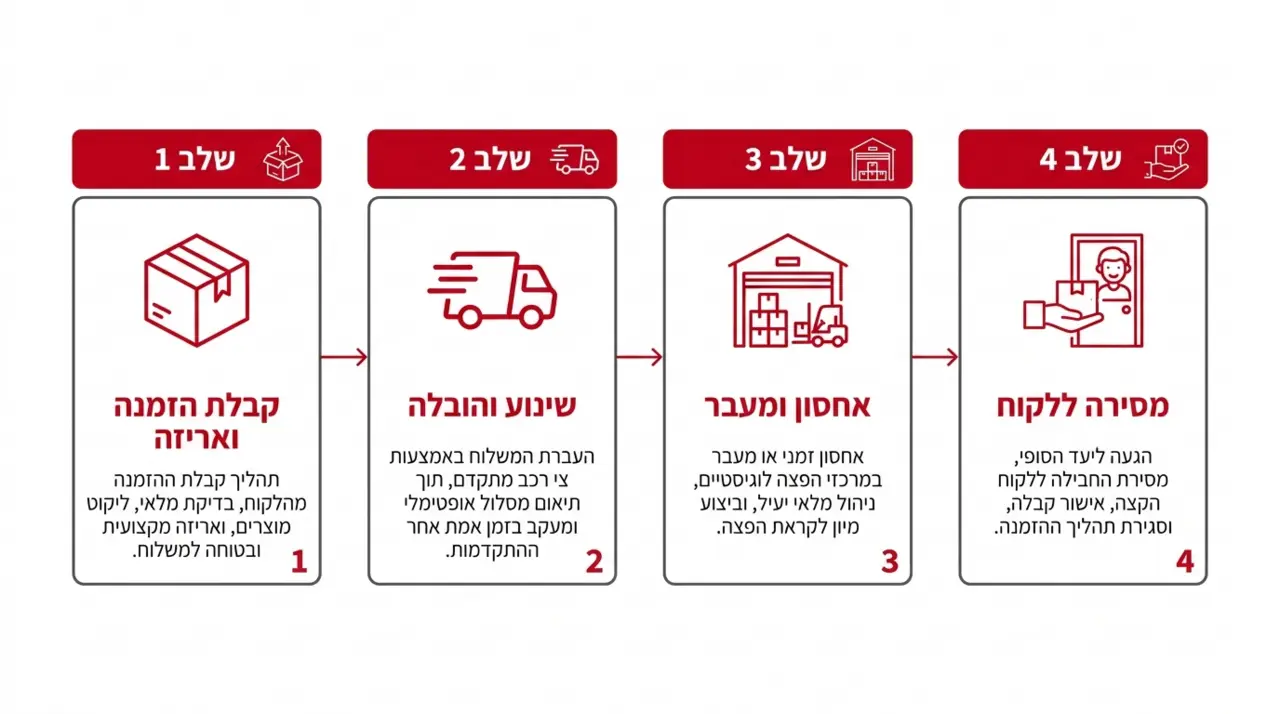 תכנון העברת מחסן לוגיסטי שלב אחר שלב
